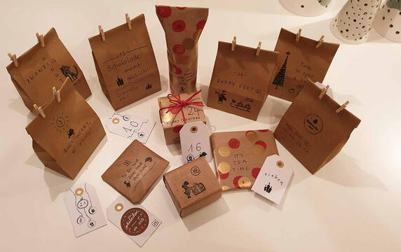 Advent calendar (one of many).