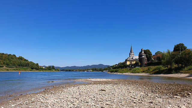 A walk along the Rhine river.