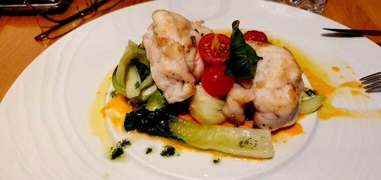 Birthday dinner at "Portale 50" in Karlsruhe.