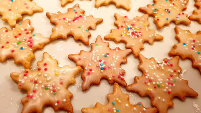 Christmas cookies.