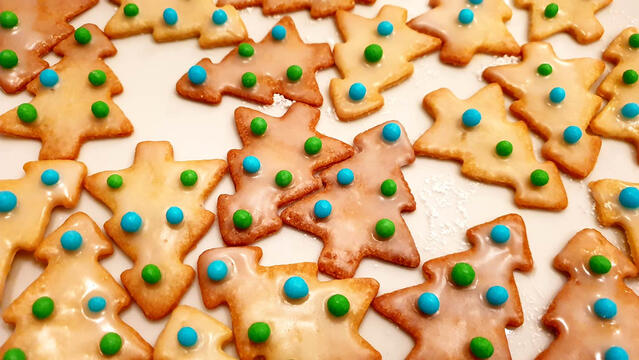 Christmas cookies.